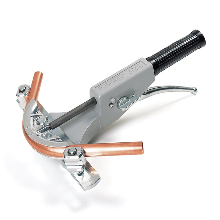 RIDGID 18741 Modell 326 Ratschenbieger für Kupferrohre von 10 mm bis 22 mm, Schnelleinstellbarer Roh