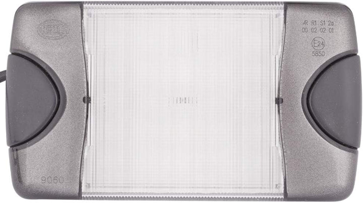 HELLA - Heckleuchte - DuraLED - LED - 12/24V - Anbau/geschraubt - Lichtscheibenfarbe: weiss - Kabel: