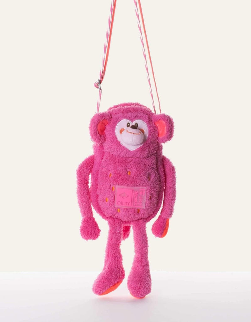 Oilily Monkey Shoulder Bag Fucsia