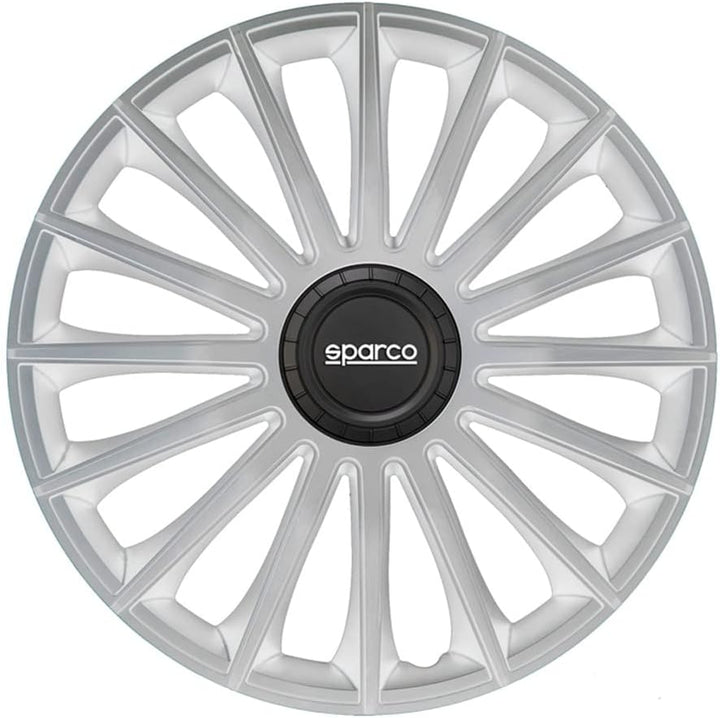 Satz Sparco Radzierblenden Torino 13-Zoll Silber