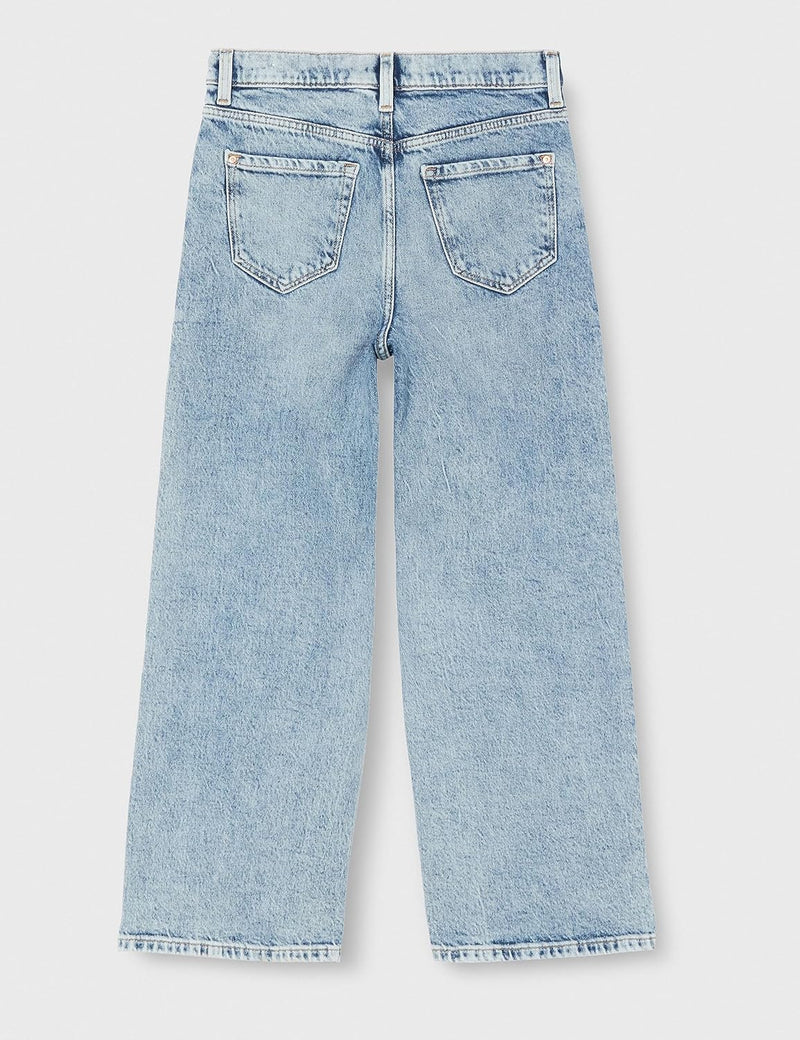 s.Oliver Junior Mädchen Jeans Hose, Wide Leg Blue 134/SLIM