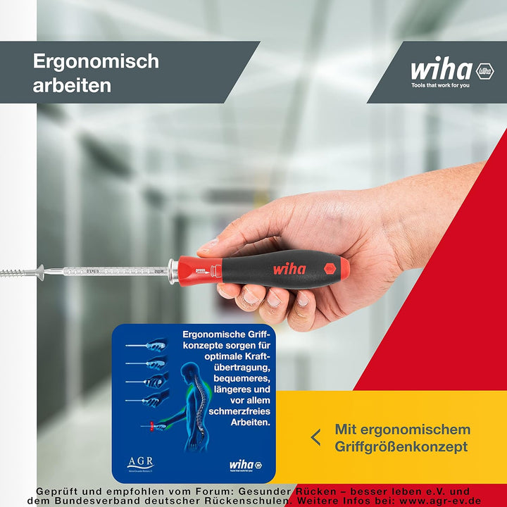 Schraubendreher mit Wechselklingen Set SYSTEM 4 Schlitz/Philips/Sechskant 12-tlg. inkl. Rolltasche (