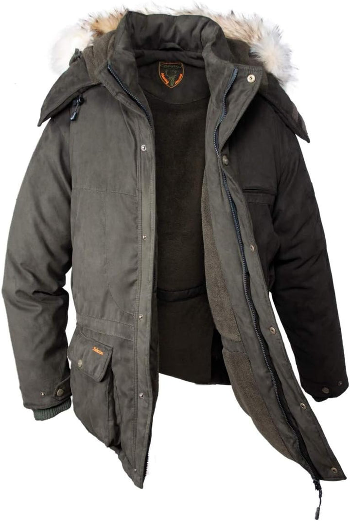 Hubertus Herren Jacke Iceland 10676696 Oliv braun 328 54 Grün, 54 Grün