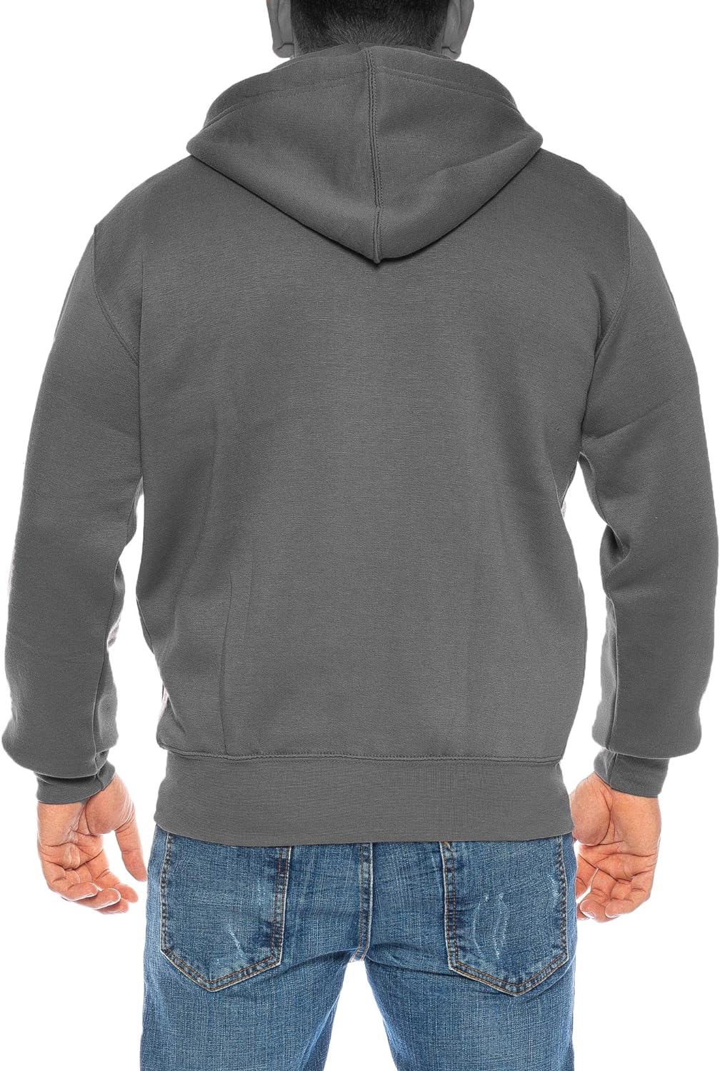 Raff & Taff Herren Zipper Hoodies Kapuzenjacke Sweatjacke Übergangsjacke Jacke Basic Schlicht bis 10