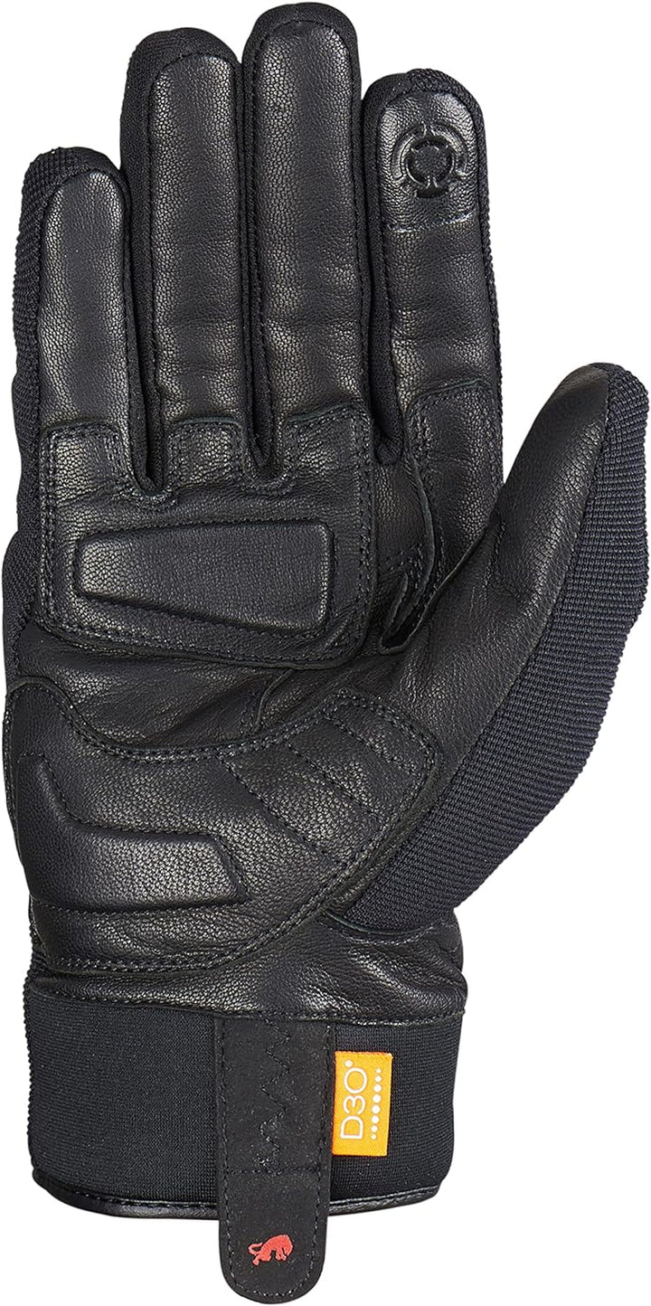 Furygan JET AS D3O - Motorradhandschuhe Herren - Ziegenleder - Touchscreen – Wasserdicht - Atmungsak