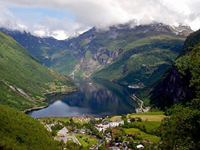 CALVENDO Puzzle Geiranger Fjord, Norwegen 1000 Teile Lege-Grösse 64 x 48 cm Foto-Puzzle Bild von GUG