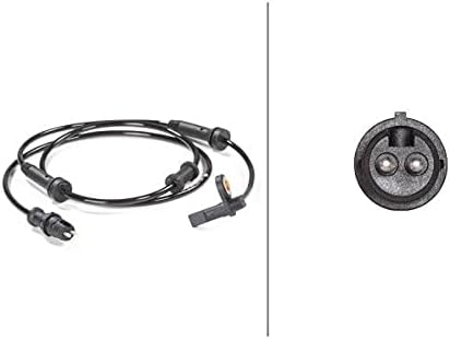 HELLA 6PU 009 106-511 Sensor, Raddrehzahl - 12V - Vorderachse rechts - Kabellänge: 1150mm