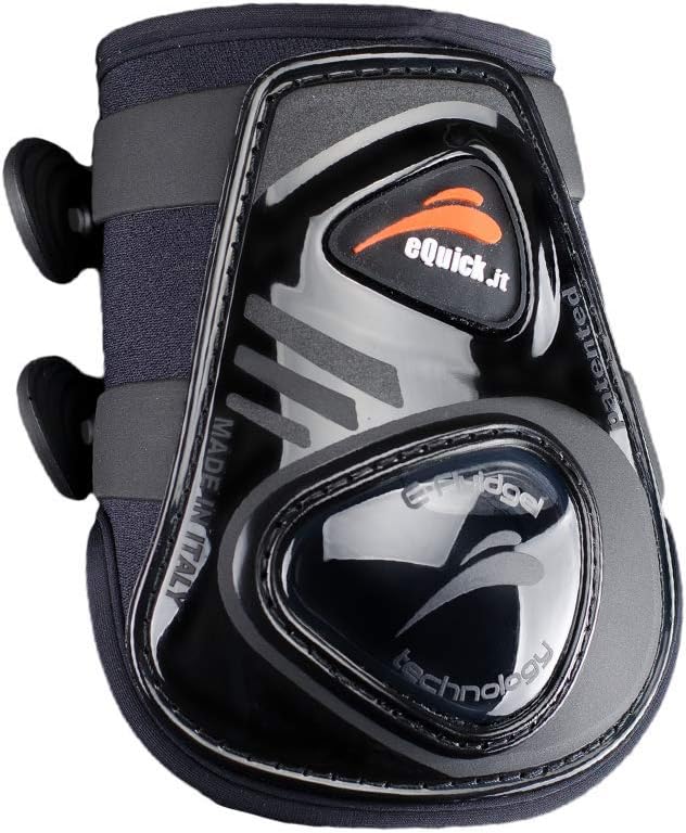 eQuick Streichkappe eShock Legend mit Knopfverschluss Black Edition Farbe Schwarz, Grösse M