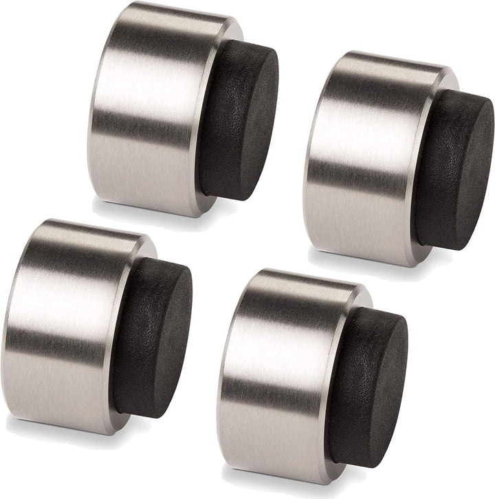 4 x STOPPLA Türstopper Arkon - ø 32 mm/Tiefe: 20 mm - Bodentürstopper echt Edelstahl 4 Stück - Arkon