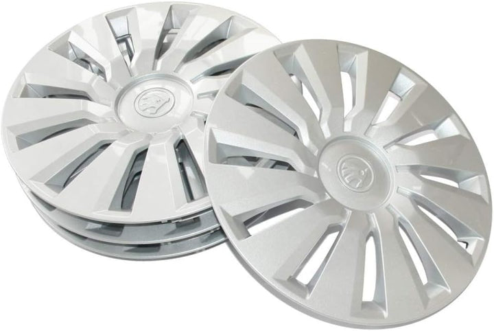 Skoda 657071456 Radzierblenden (4 Stück) Radkappen Tecton 16 Zoll Radblenden, für 6Jx16 ET40 Stahlfe