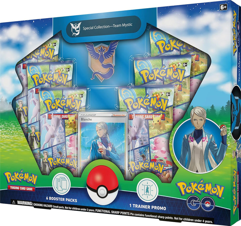 Pokémon TCG: GO Special Collection – Team Mystic (1 Folien-Promokarte, 1 Deluxe-Pin und 6 Booster-Pa