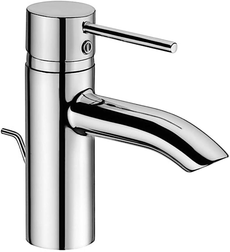 Kludi D-Tail Waschtisch-Einhandmischer DN 10 mit Ablaufgarnitur, Chrom