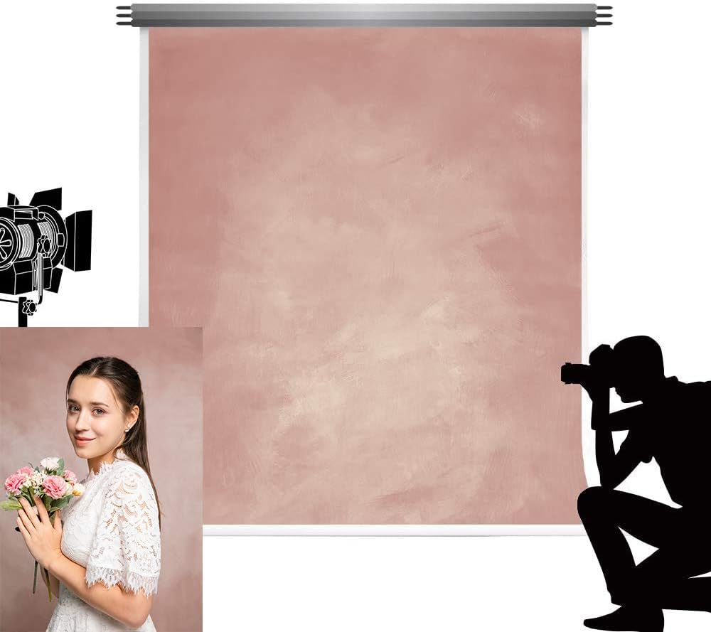Kate Backdrops 1,5x2,2m Solid Pink Hintergrund Sweet Cream Pink Mikrofaser Fotografie Hintergrund Fa