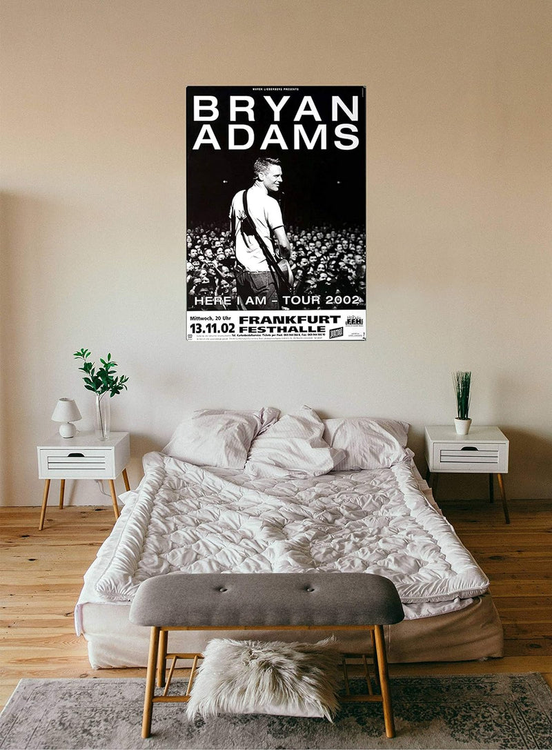 Bryan Adams - Here I Am, Frankfurt 2002 » Konzertplakat/Premium Poster | Live Konzert Veranstaltung