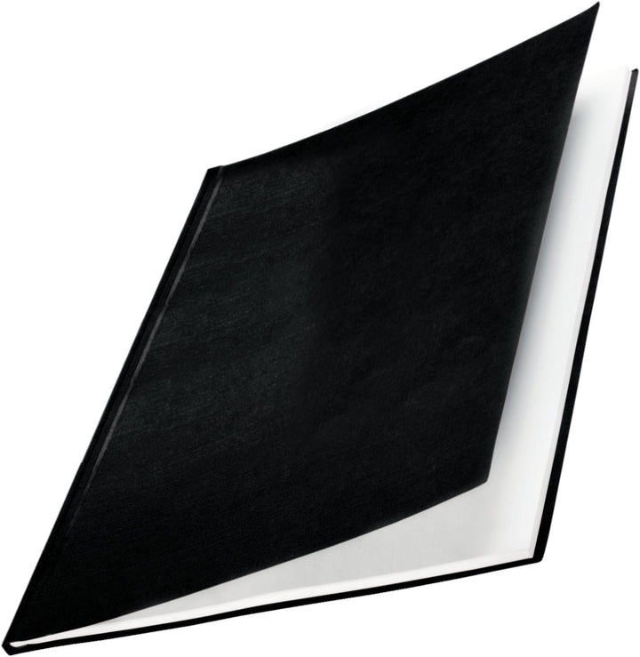 Leitz 73970095 Buchbindemappe impressBIND, Hard Cover, A4, 28 mm, 10 Stück, schwarz
