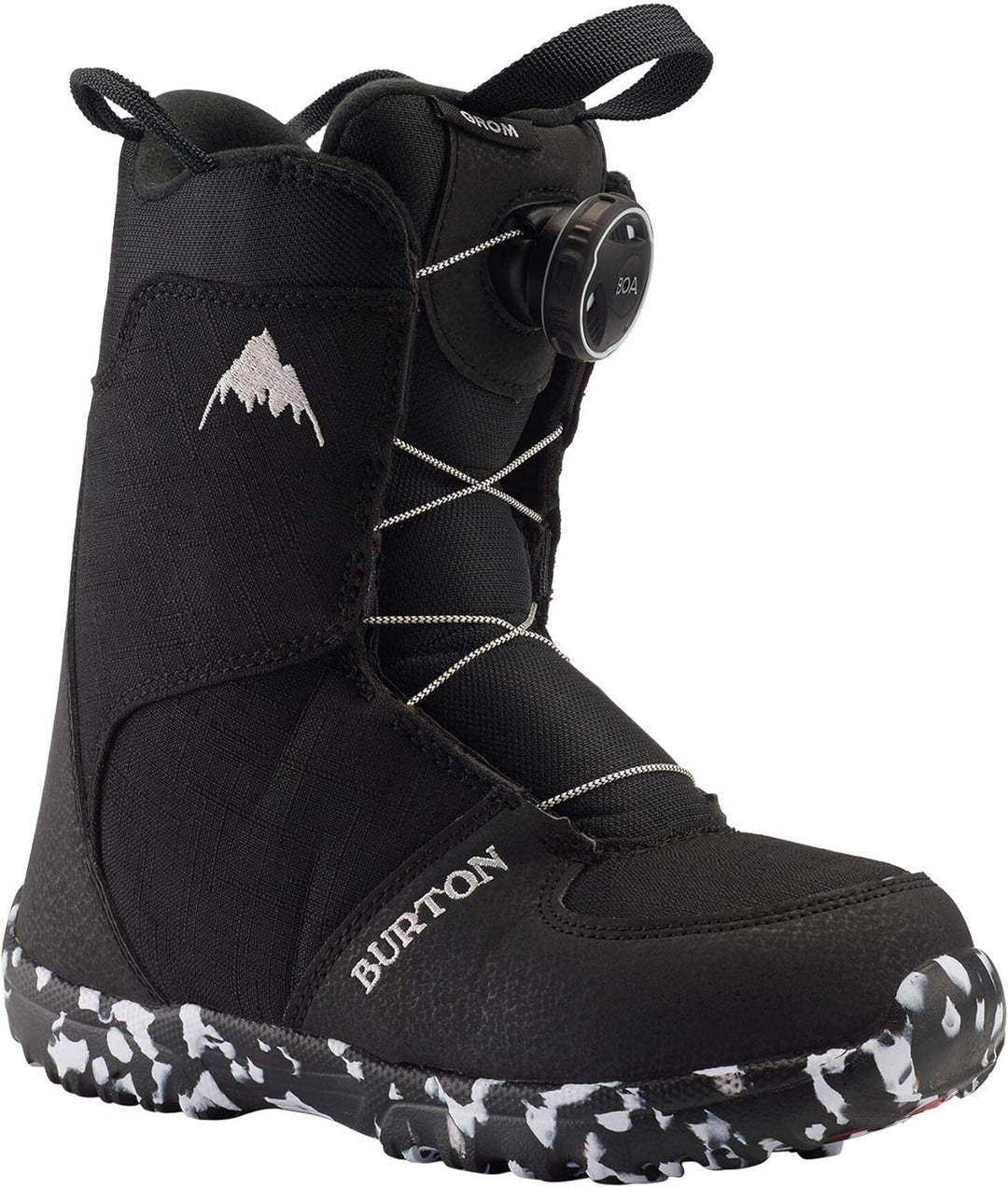 Burton Kinder Grom Boa Snowboard Boot, Black, 2K
