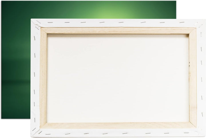 deyoli Cocktail im grün leuchtenden Licht im Format: 100x70 als Leinwandbild, Motiv fertig gerahmt a