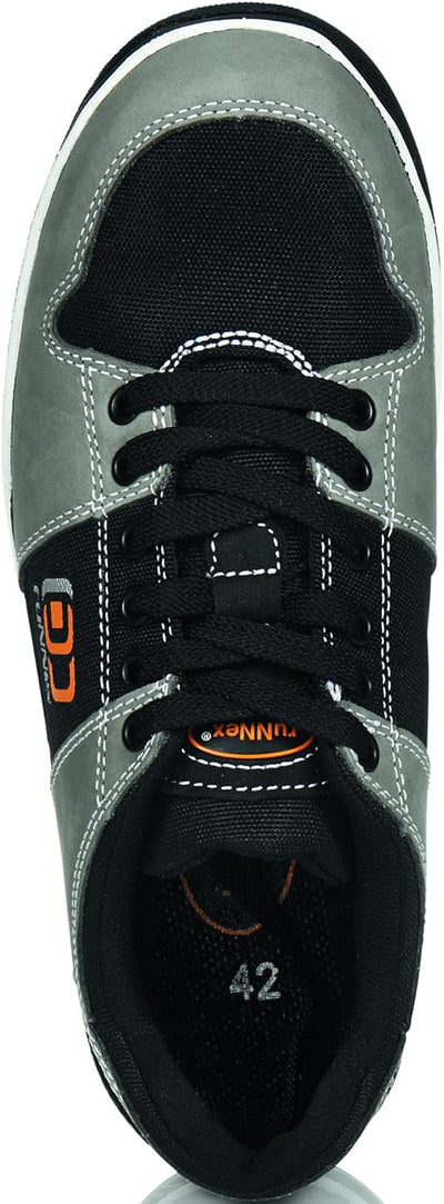 ruNNex 5240–36 Sicherheit Schuhe, Sportstar, DCF-S2, Grösse: 36, Grau/Schwarz 36 EU Grau Schwarz, 36