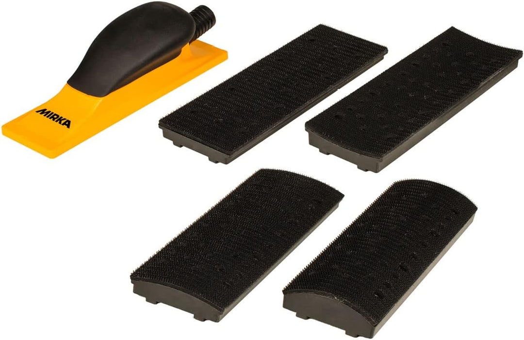 Mirka 8391520111 Handblock Kit Grip 40 L, 70 x 198 mm, Gelb