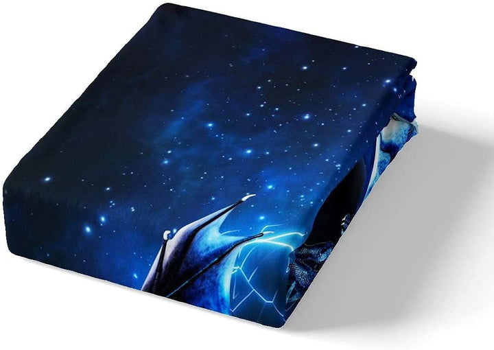 Loussiesd Galaxy Dragon Bettbezug 135x200 cm Kinder Chic Weltraum Sternenhimmel Bettw?sche Set Dschu