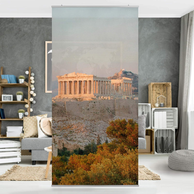 Bilderwelten Raumteiler Akropolis 250x120cm inkl. transparenter Halterung 250x120cm incl. transparen