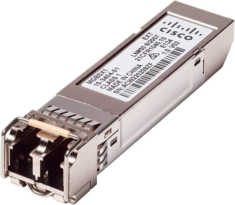 Cisco MGBSX1 Small Business GIGABIT Ethernet SFP (Mini-GBIC) Transceiver-Modul Switch, 1000Base-SX