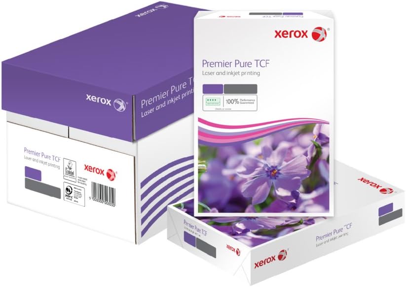 Xerox 003R91805 Premier Pure TCF Kopier-/Druckerpapier, DIN A4, 80 g/m², Karton mit 5 Pack a 500 Bla
