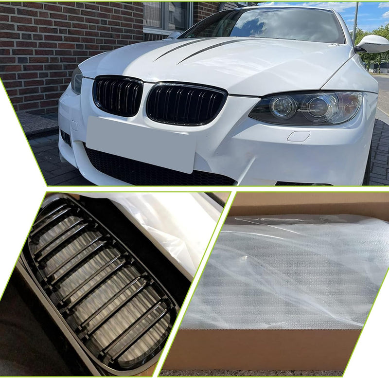 E92 Nieren Kühlergrill Schwarz Passend für BMW E92 pre-facelift (2006-2009) 3er [2-door] coupe E93 p