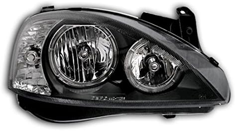 AD Tuning GmbH & Co. KG DEPO Angel Eyes Scheinwerfer Klarglas Schwarz mit Standlichtringe