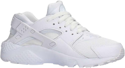 Nike Kinder und Jugendliche Huarache Run Gs Sneakers 35.5 EU White White Pure Platinum, 35.5 EU Whit