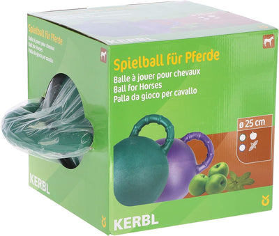 Kerbl 32388 Pferdespielball, grün mit Apfelaroma, 1 Stück (1er Pack) grün 1 Stück (1er Pack), grün 1