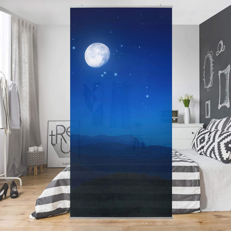 Bilderwelten Raumteiler EIN Wunsch bei Vollmond 250x120cm ohne Halterung 250x120cm without hanger, 2