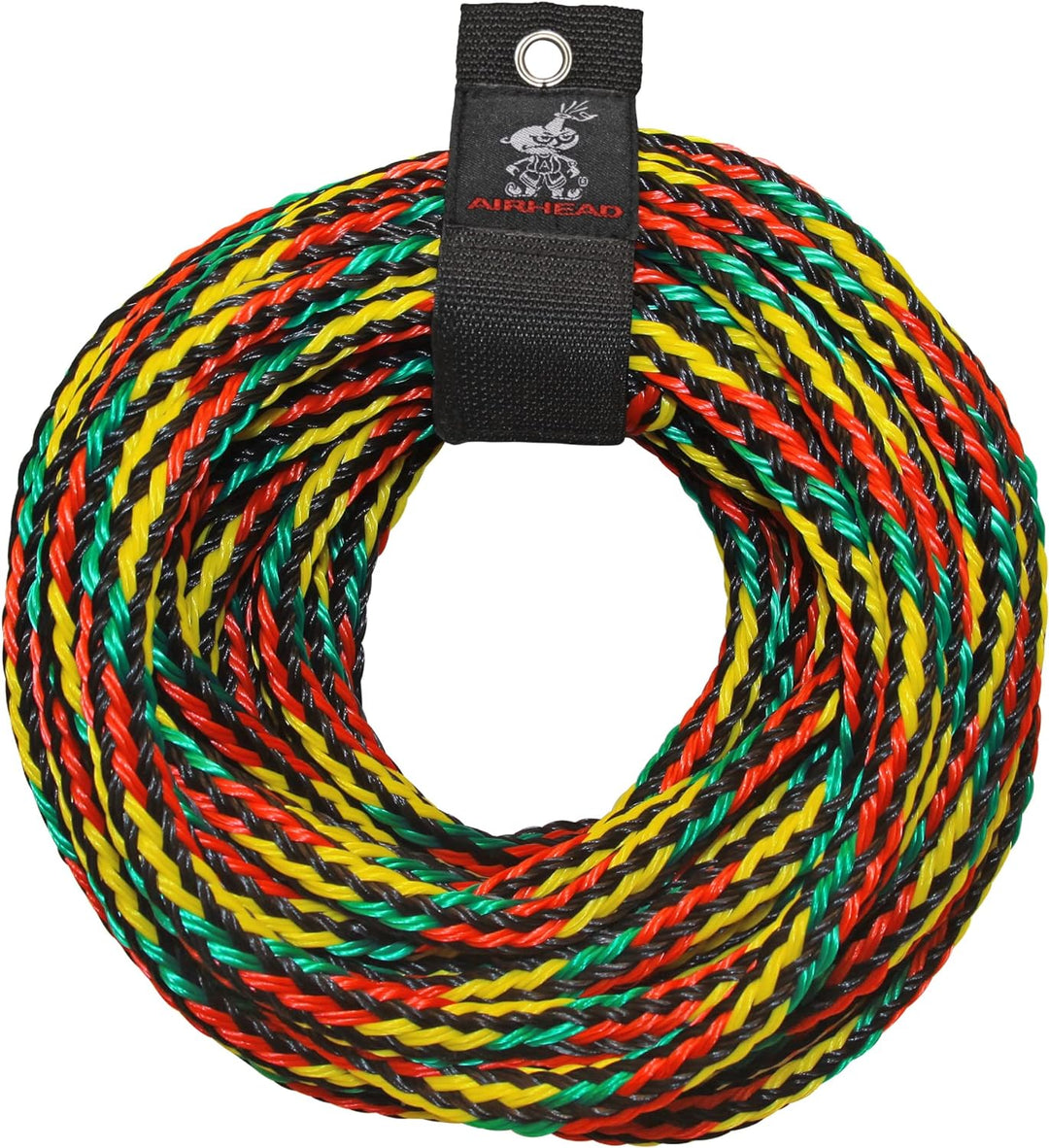 Airhead Tow Rope for 1-6 Rider Towable Tubes, 1 Section, Multiple 1-4 Rider, 1-4 Rider