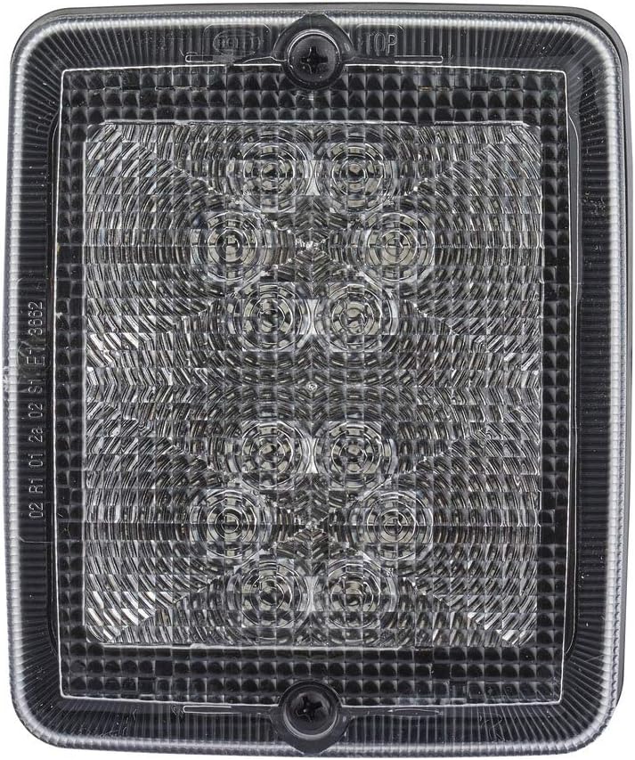 HELLA - Blinkleuchte - LED - 12V - Einbau/geschraubt - Lichtscheibenfarbe: glasklar - Kabel: 100mm -