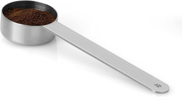 WMF Kult Tee- Kaffeedose für 500g, Edelstahldose mit Masslöffel, Cromargan Edelstahl mattiert, für K