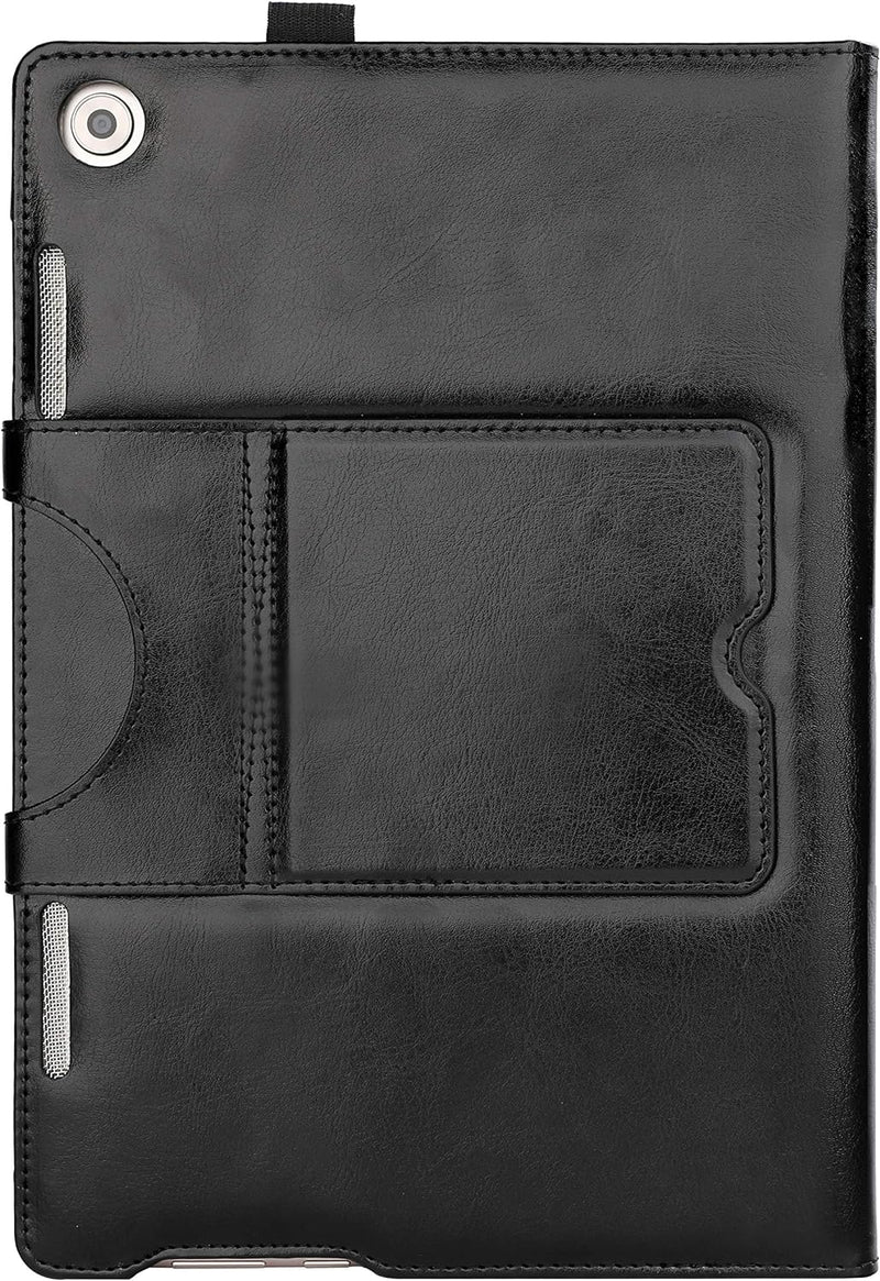 SonnyGoldTech MQ für Huawei M5 10.8 - Layout FRANZÖSISCH AZERTY - Bluetooth Tastatur Tasche mit Mult