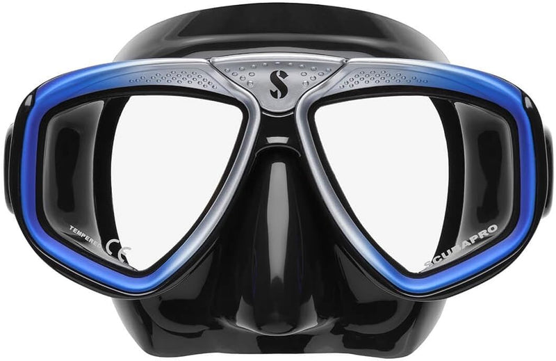 SCUBAPRO Zoom EVO Tauchmaske schwarz/blau, schwarz/blau