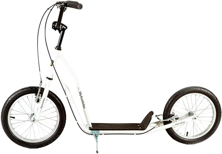 Myfootbike Sports Scooter, Funny, Weiss, Unisex, 16/16, Aluminium