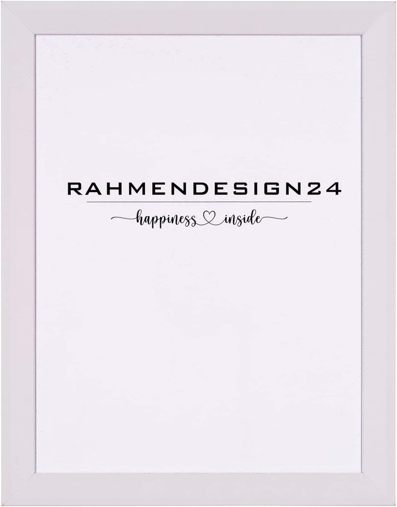 Rahmendesign24 Bilderrahmen Rio 50x100 Weiss (matt) Fotorahmen, Wechselrahmen, Posterrahmen, Puzzler