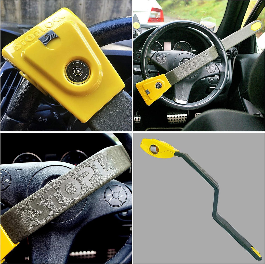 Stoplock HG 134-66 Lenkrad-Wegfahrsperre Airbag 4x4, für Pkw, sichere Diebstahlsicherung mit Schlüss