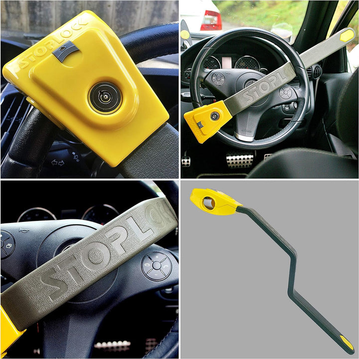 Stoplock HG 134-66 Lenkrad-Wegfahrsperre Airbag 4x4, für Pkw, sichere Diebstahlsicherung mit Schlüss
