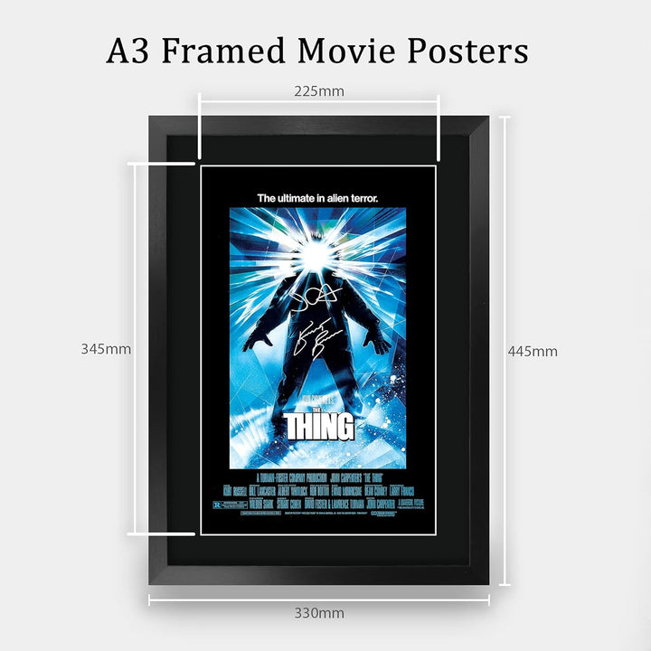 HWC Trading The Thing A3 Gerahmte Signiert Gedruckt Autogramme Bild Druck-Fotoanzeige Geschenk Für J