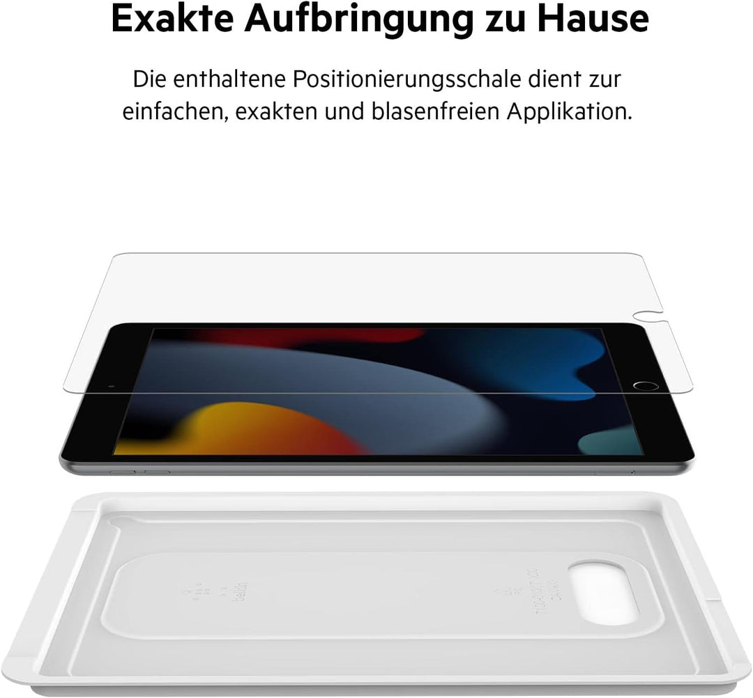 Belkin ScreenForce TemperedGlass Displayschutz für iPad 9, iPad Pro 10,5 Zoll, iPad Air 3, iPad 8 un