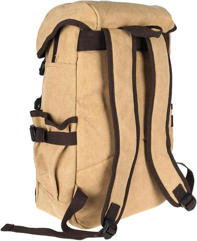 CoolChange Rucksack mit Aufklärungstrupp Wappen für Attack on Titan Fans | Hellbraun oder Blau Beige