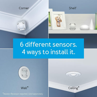 Aeotec Multi-Sensor 7 | Z-Wave Smart Home 6-in1 Sensor | Bewegungsmelder, Temperatur, Luftfeuchtigke