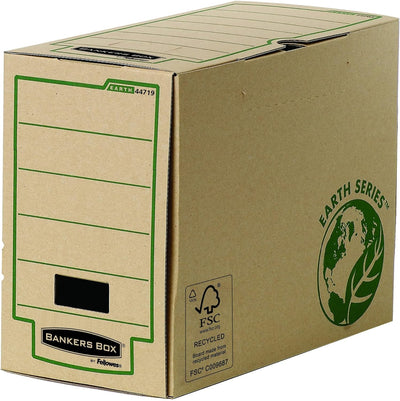 Bankers Box Earth Series – Box-Datei endgültigen, A4, braun Folio, lomo 150 mm braun, Folio, lomo 15