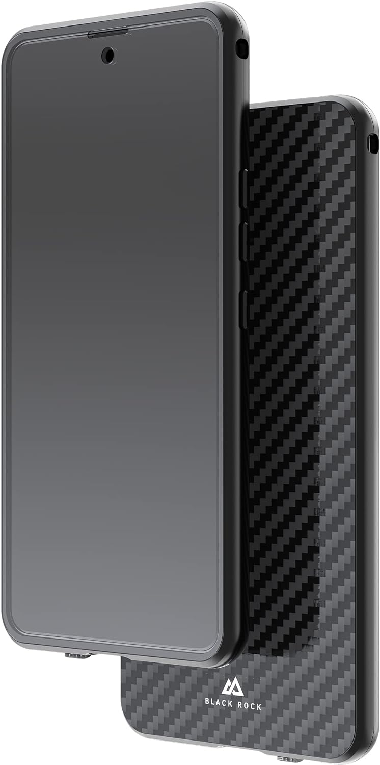 Black Rock - Hülle Carbon 360 Grad Glass Case Passend für Samsung Galaxy A53 5G I Handyhülle, Magnet