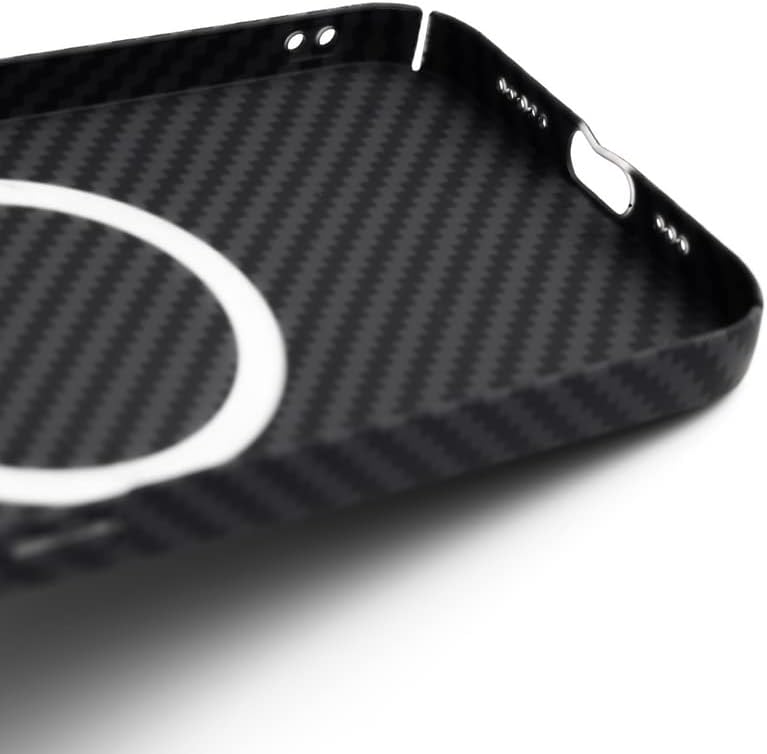 andi be free Handyhülle iPhone 14 Pro Max | Carbon Phone Case Qi-kompatibel | iPhone-Hülle für kabel