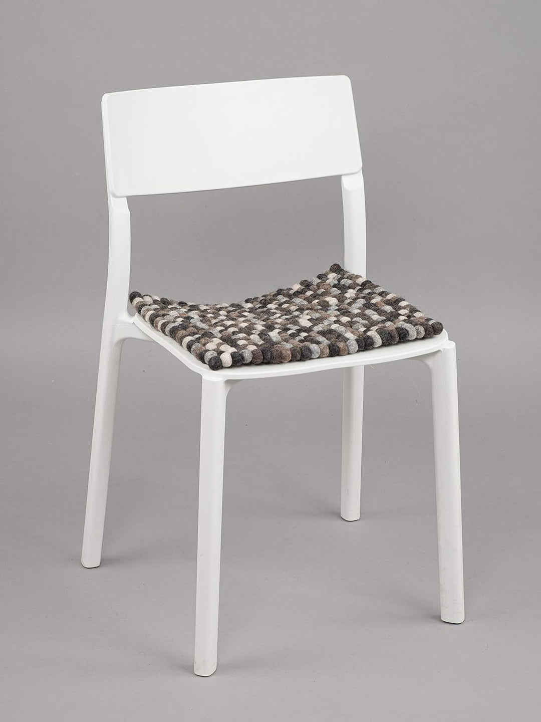 myfelt Néla Sitzauflage, Wolle, Mehrfarbig, 36 x 36 cm, Mehrfarbig