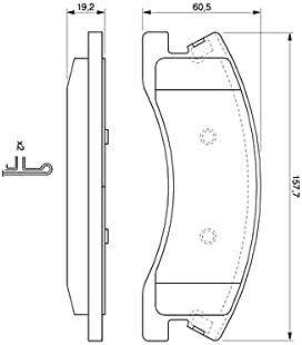 Bosch BP961 Bremsbeläge - Vorderachse - ECE-R90 Zertifizierung - vier Bremsbeläge pro Set